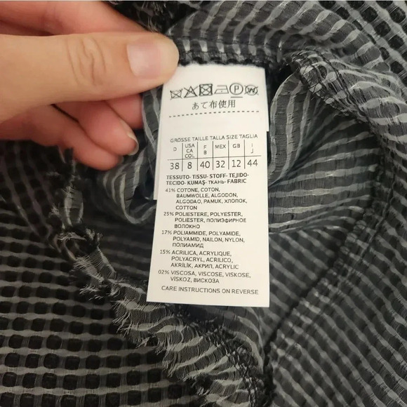 IBlues Sheer Organza Blazer Jacket sz M - Picture 7 of 9